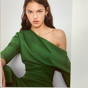 Zara deep green blouse